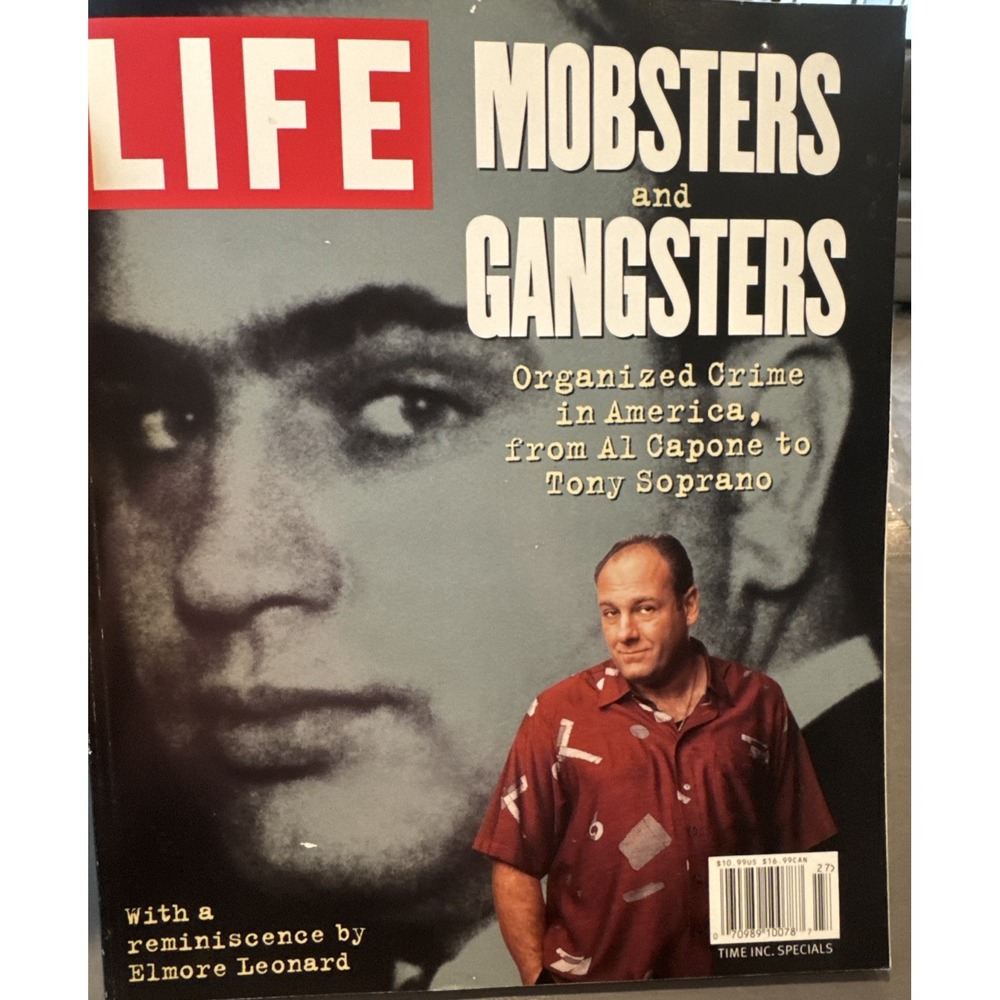 Life Magazine Book Mobsters and Gangsters Tony Soprano Vintage 2002
